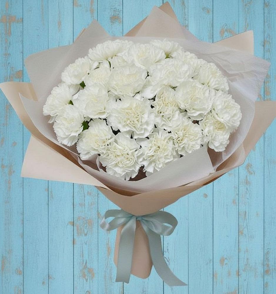 Букет цветов из: Гвоздики в Марьиных Колодцах