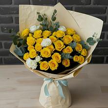 Букет цветов из:  Розы в Марьиных Колодцах