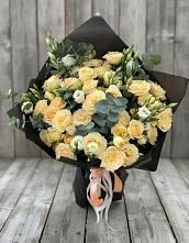 Букет цветов из:  Розы и Лизиантусы #REPLACE_PRED# Марьиных Колодцах