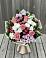 Букет цветов из: Альстромерии, Гвоздики, Розы и Хризантемы в Марьиных Колодцах