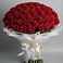 Букет 101 Красная роза Блэк Мэджик в Марьиных Колодцах