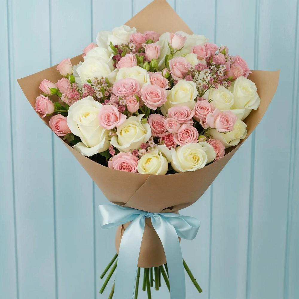 Букет цветов из: Розы в Марьиных Колодцах