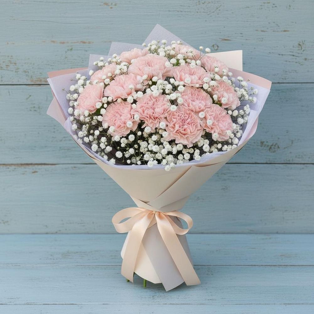 Букет цветов из: Гвоздики в Марьиных Колодцах