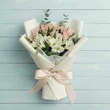 Букет цветов из:  Альстромерии #REPLACE_PRED# Марьиных Колодцах