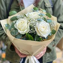 Букет Нежные грёзы в Марьиных Колодцах Букет цветов из: Розы в Марьиных Колодцах