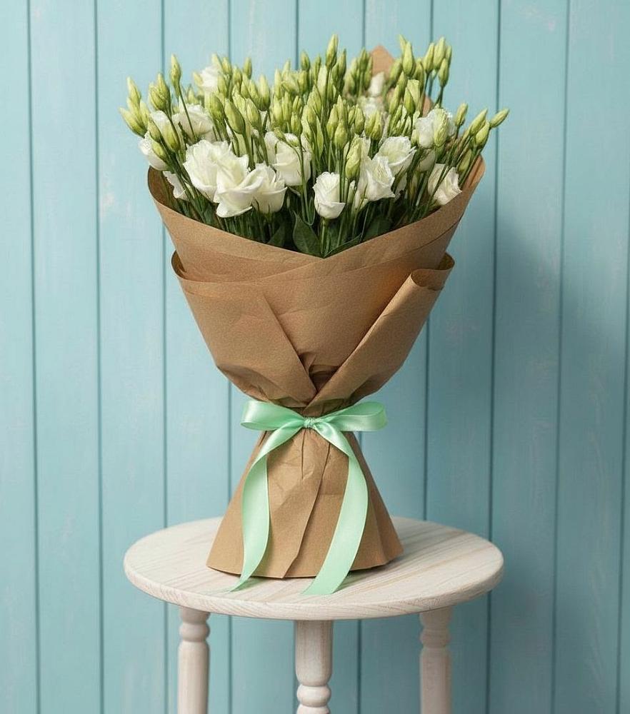 Букет цветов из: Лизиантусы в Марьиных Колодцах