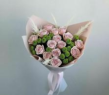 Букет цветов из:  Розы и Хризантемы в Марьиных Колодцах