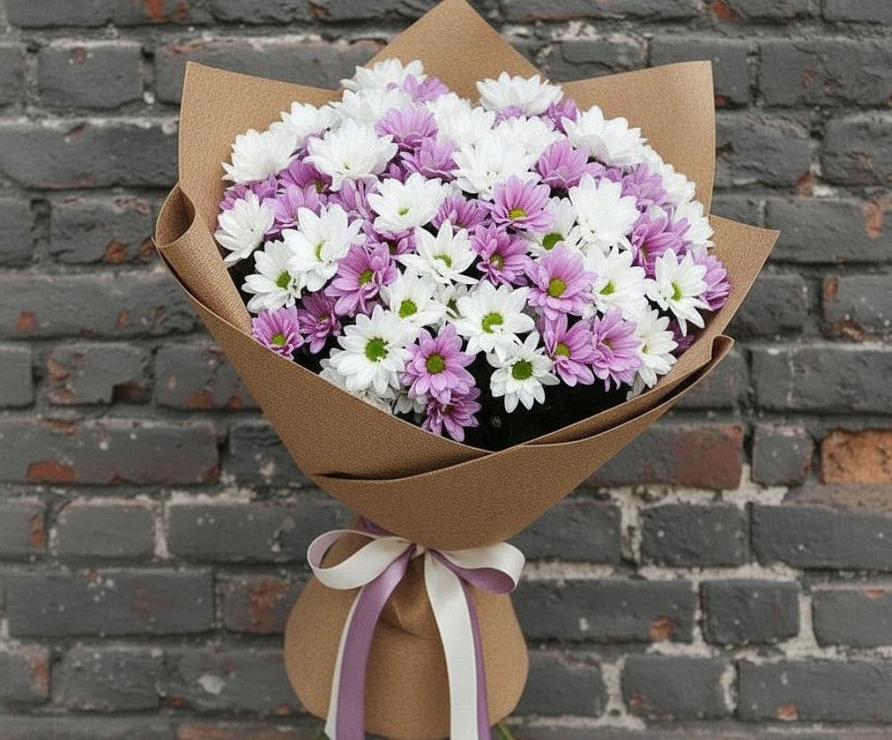 Букет цветов из: Хризантемы в Марьиных Колодцах