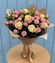 Букет цветов из:  Розы в Марьиных Колодцах