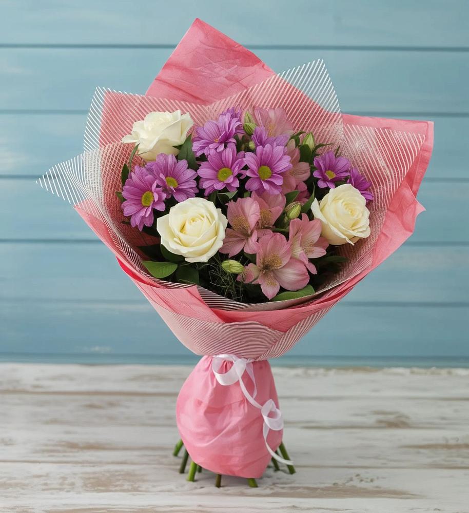 Букет цветов из: Герберы в Марьиных Колодцах