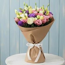 Букет цветов из:  Лизиантусы в Марьиных Колодцах