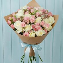 Букет цветов из:  Розы в Марьиных Колодцах