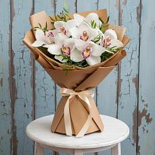 Букет цветов из:  Орхидеи и Розы в Марьиных Колодцах